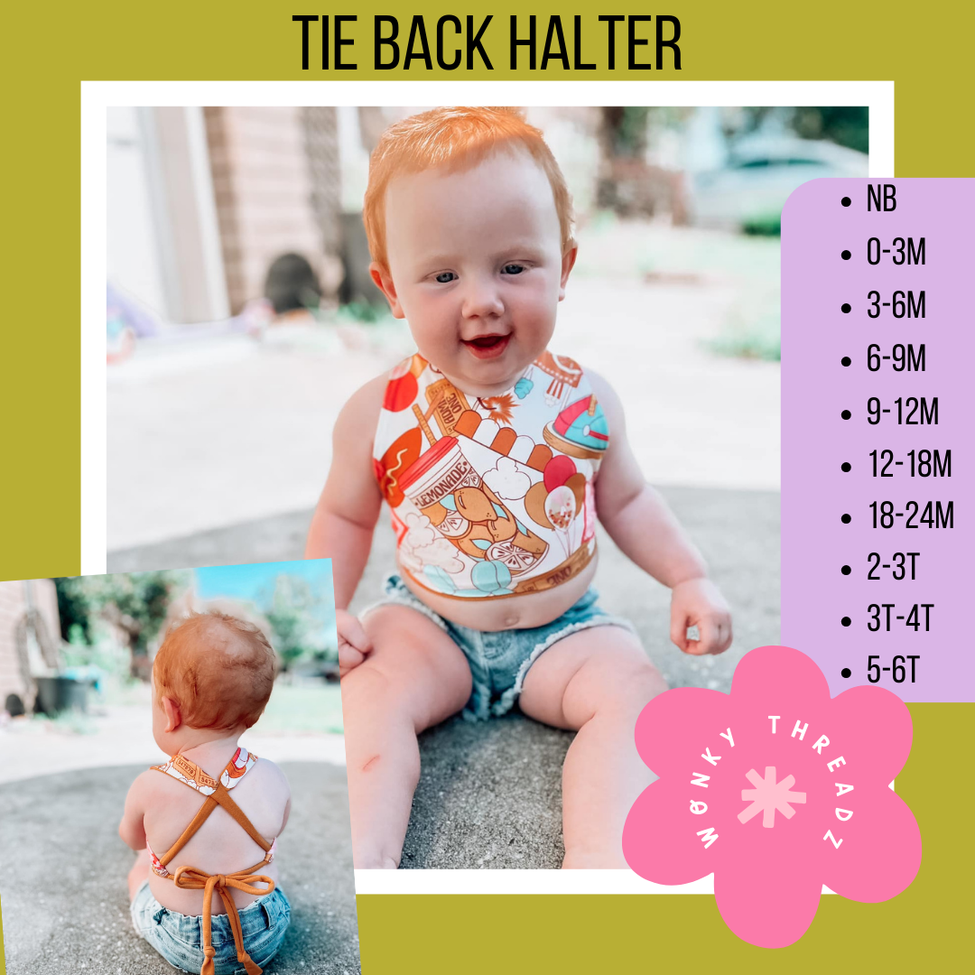 Tie Back Halter Top