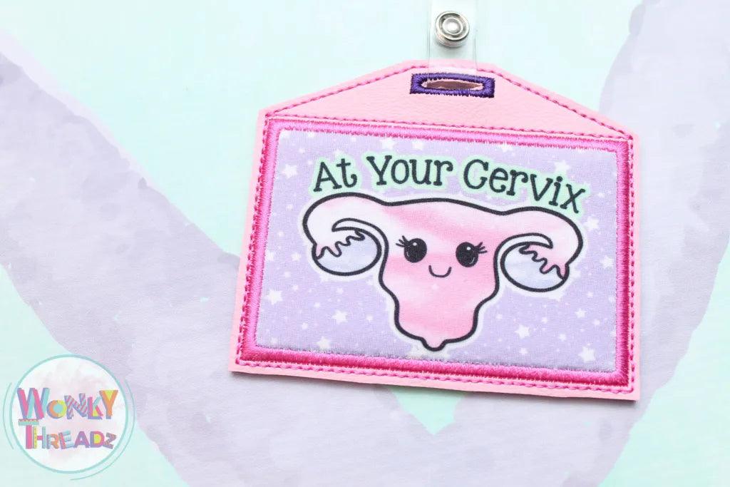 At Your Cervix Badge Reel - Wonky Threadz