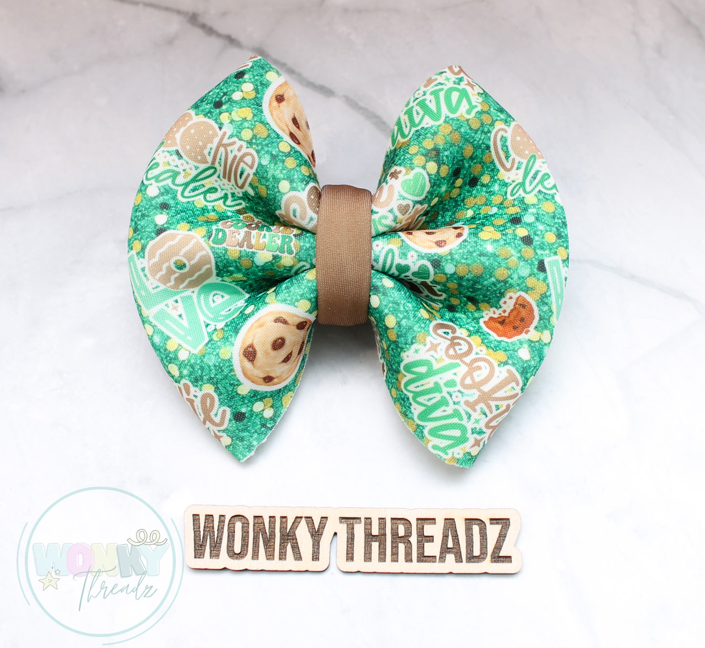 Cookie Scout Girls Hair Bow