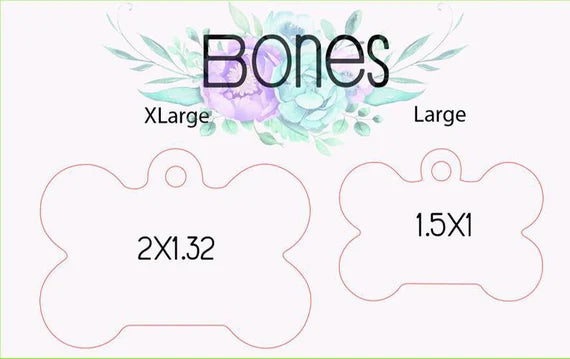 Blue Swirls Pet Tag