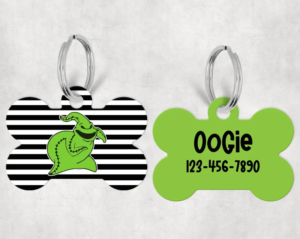 Oogie Boogie Pet Tag
