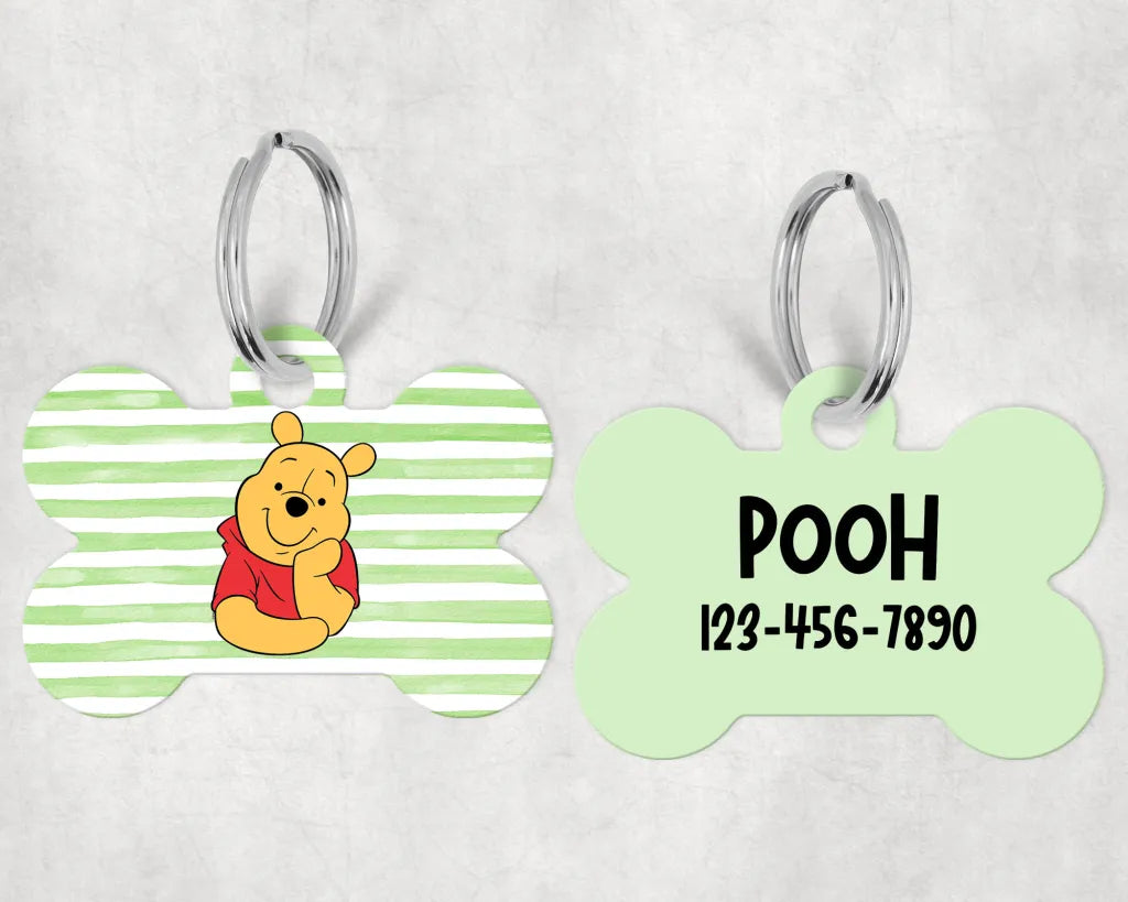 Pooh Pet Tag