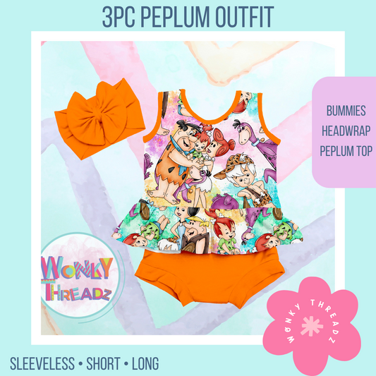 Peplum Top or 3pc Outfit